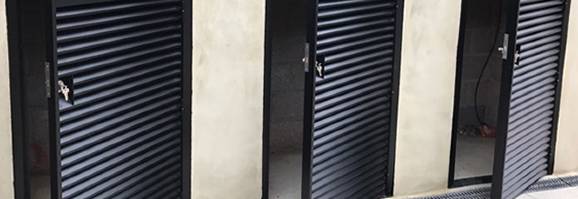 Steel Louvred Doors